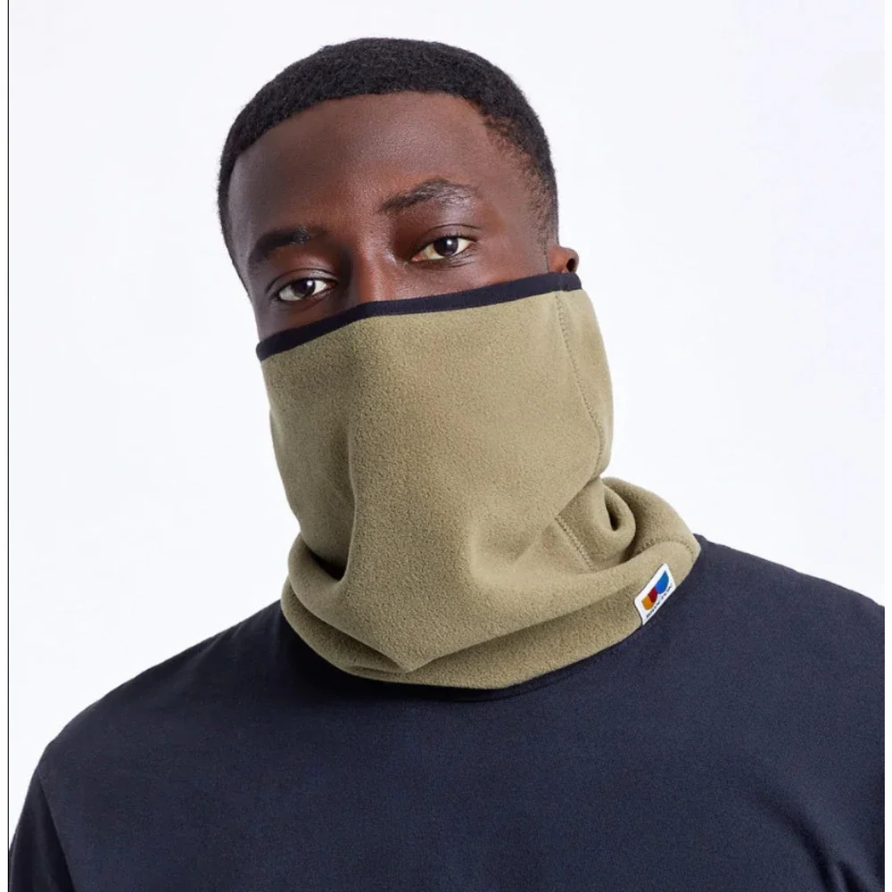 Brixton Artic Fleece Gaiter Unisex OS Olive Green Outerwear Scarf NWT $24